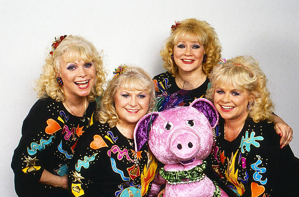 Die "Jacob Sisters": Bestehend aus Johanna (†), Rose, Eva und Hannelore (†). Die "Jacob Sisters": Bestehend aus Johanna (†), Rose, Eva und Hannelore (†).