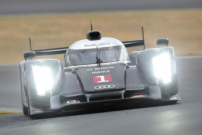 Startet in Le Mans von der Pole-Position: Romain Dumas in seinem AUdie R18.