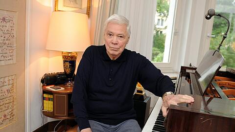 Der Bariton Dietrich Fischer-Dieskau in seinem Haus in Berlin. Er starb am Freitag in Berg bei Starnberg kurz vor seinem 87. Geburtstag.
