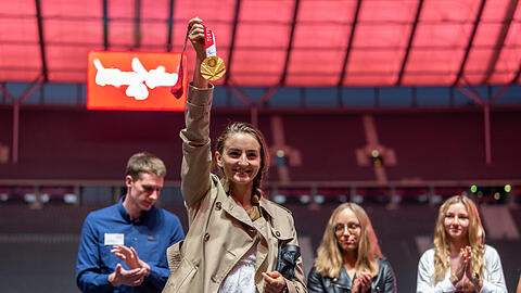Paralympics-Sieg im dritten Versuch: Nach London 2012 und Rio 2016 wurde Elena Semechins großer Traum von der Goldmedaille in diesem Jahr in Tokio endlich Wirklichkeit.