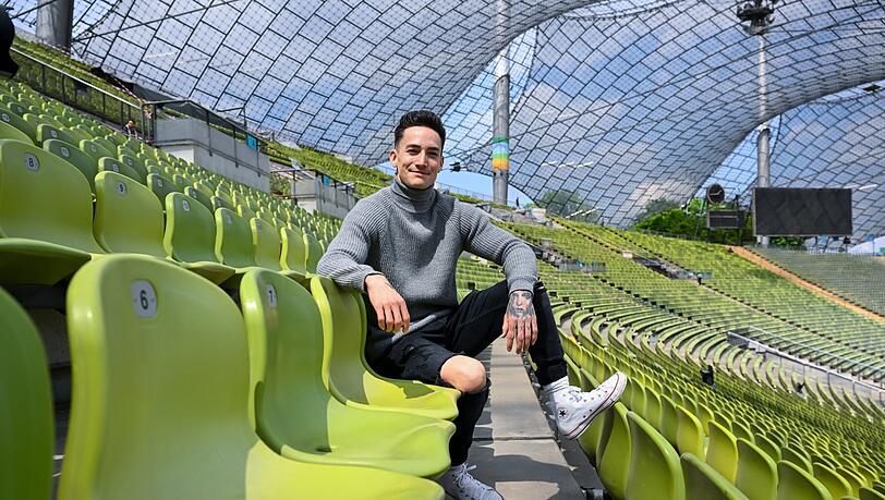 Turner Marcel Nguyen im Olympiastadion.