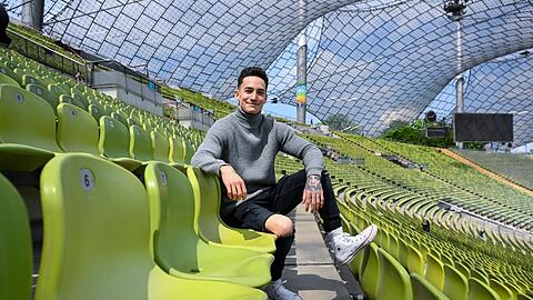 Turner Marcel Nguyen im Olympiastadion.