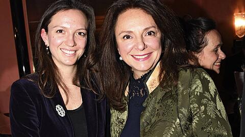 Uschi Dämmrich von Luttitz (rechts) darf sich freuen: Ihre Tochter Stephanie erwartet ihr erstes Kind.