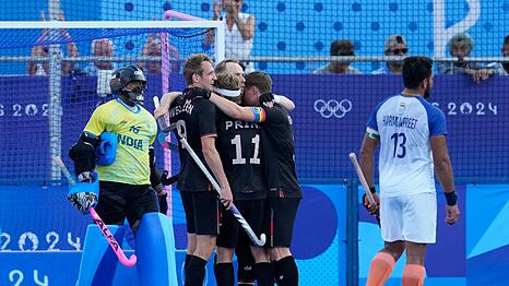 Christopher R&uuml;hr traf f&uuml;r Deutschland gegen Indien.