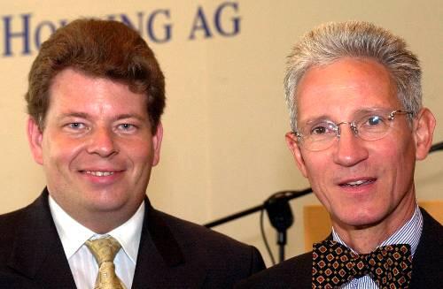 Stefan Schörghuber und Klaus N. Naeve (r.): Der Jurist wird der Nachfolger des verstorbenen Unternehmenschefs.