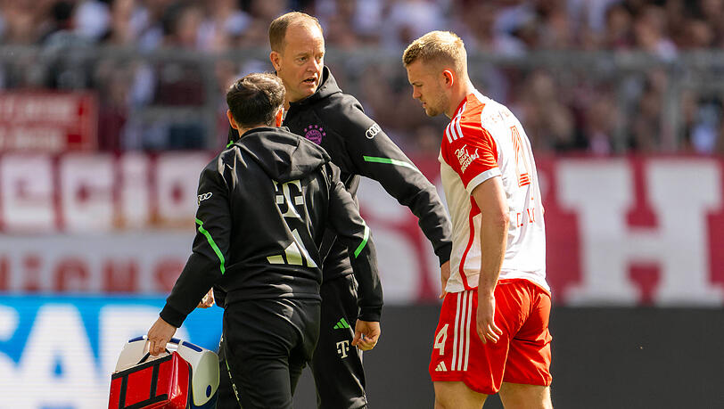 Musste angeschlagen runter: Innenverteidiger Matthijs de Ligt.