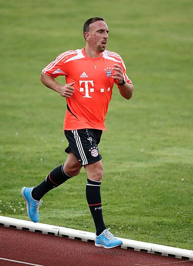 Franck Ribery - sein Urlaub nach der EM ist beendet.