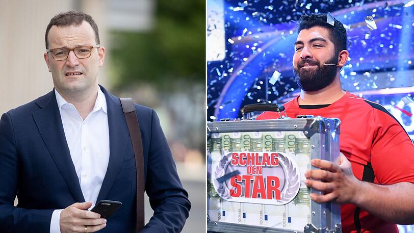 Faisal Kawusi (re.) äußerte sich am Donnerstagabend abfällig gegenüber Politiker Jens Spahn.