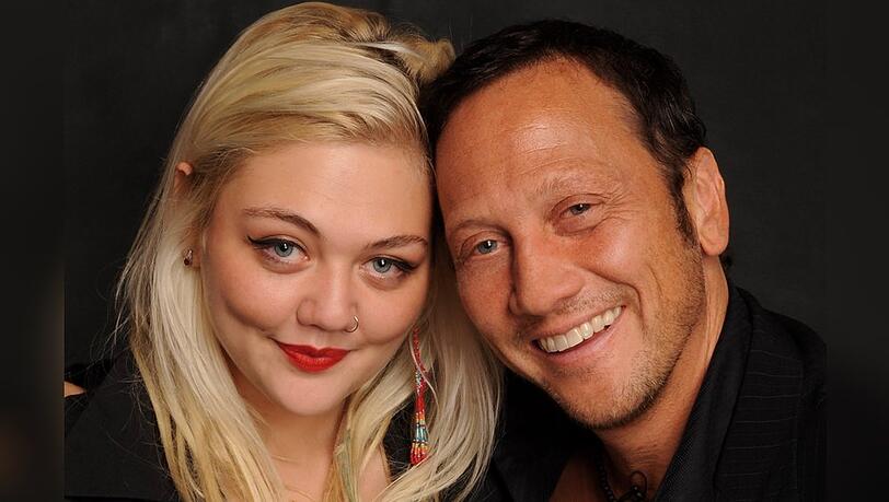Elle King zusammen mit ihrem Vater Rob Schneider. Elle King zusammen mit ihrem Vater Rob Schneider.
