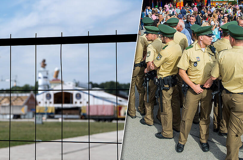 Ein mobiler Zaun und ein erhöhtes Polizeiaufgebot. Nur einige Maßnahmen des neuen Sicherheitskonzepts für die Wiesn.