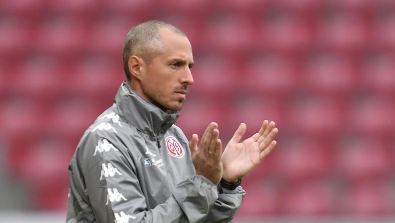 Der Mainzer Trainer Jan-Moritz Lichte.