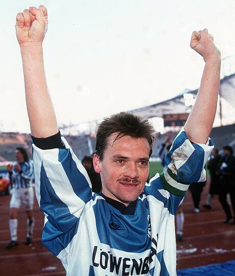 Manfred "Manni" Schwabl war einst (1994-1997) drei Jahre Fußballer bei Sechzig. Heute ist er (leider ohne Schnauzer) Präsident der SpVgg Unterhaching.