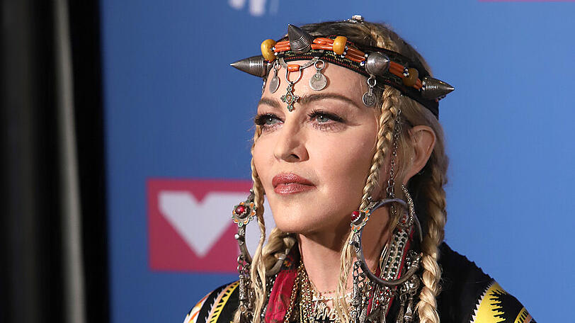 Madonna bei einem Auftritt in New York