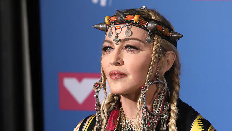 Madonna bei einem Auftritt in New York Madonna bei einem Auftritt in New York