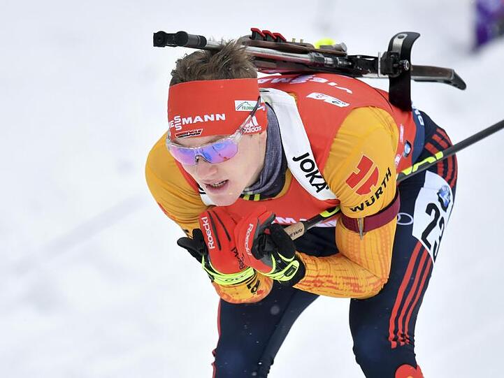 Möchte beim Biathlon-Sprint in Oberhof überzeugen: Benedikt Doll.