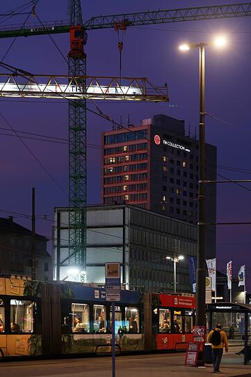 Von den Hauptbahnhofsgebäuden ist nicht mehr viel übrig.