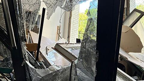 Das ARD-Studio in Kiew wurde so stark besch&auml;digt, dass nun erst einmal die Statik gepr&uuml;ft werden muss.