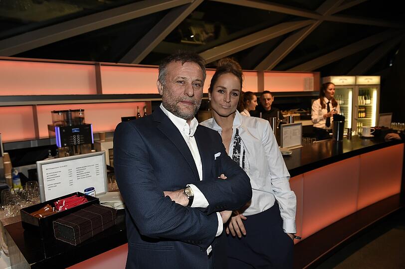 Lara-Joy Körner mit Michael Nyqvist