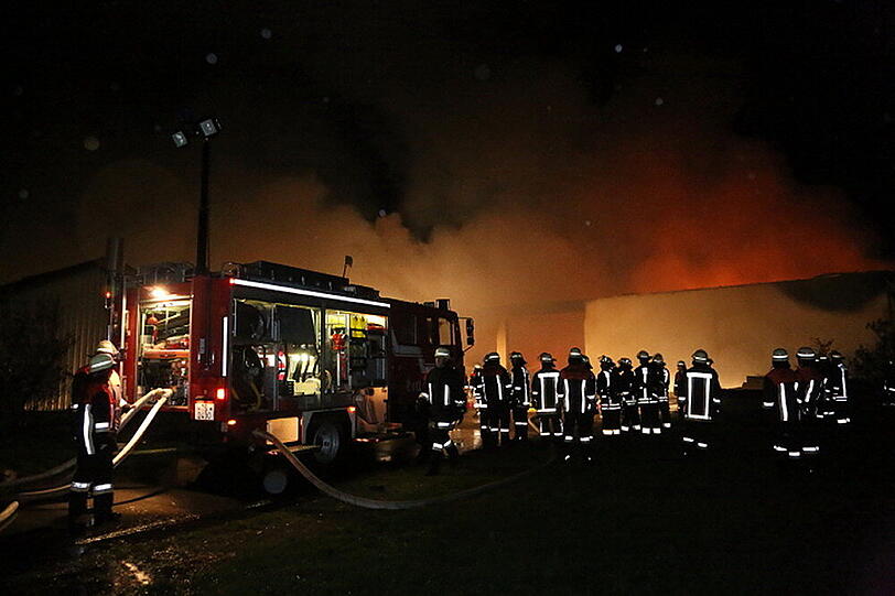 Bilder vom Großbrand in Engelsberg.