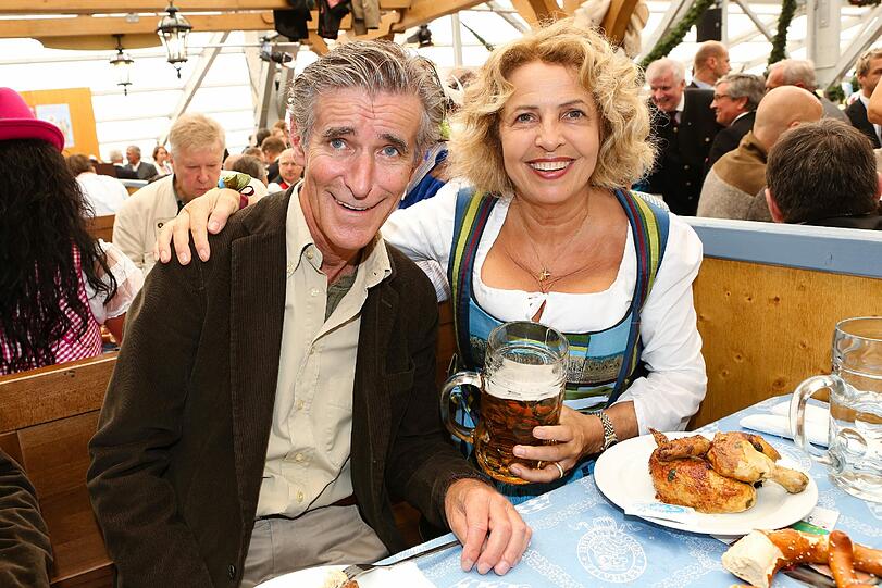 Michaela May mit Ehemann Bernd Schadewald.