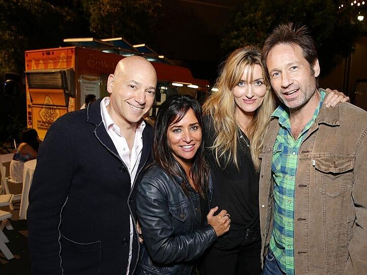 Von links nach rechts: Evan Handler, Pamela Adlon, Natascha McElhone und David Duchovny aus "Californication"