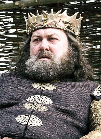 Mark Addy spielt König Robert Baratheon