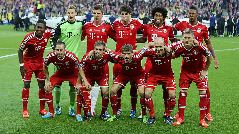 Die Erfolg-Elf des FC Bayern vor dem Spiel.