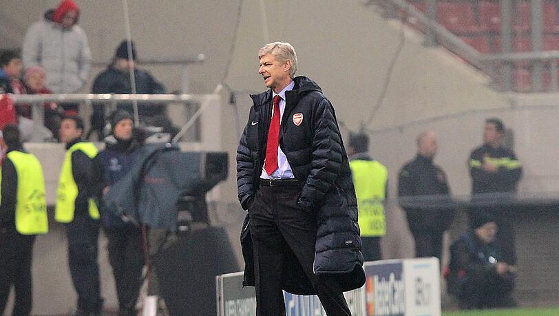 Arsene Wenger führte die "Gunners" auf Platz zwei der Vorrundenruppe B. Der Franzose trainiert den englischen Hauptstadtclub bereits seit 1996. Arsene Wenger führte die "Gunners" auf Platz zwei der Vorrundenruppe B. Der Franzose trainiert den englischen Hauptstadtclub bereits seit 1996.
