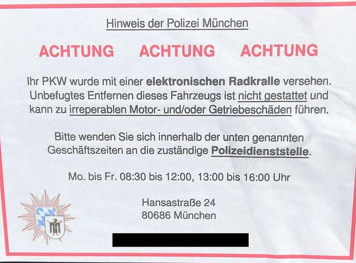 Die Polizei klärte schnell via Twitter auf, dass es sich bei den Zetteln um Fälschungen handelt.
