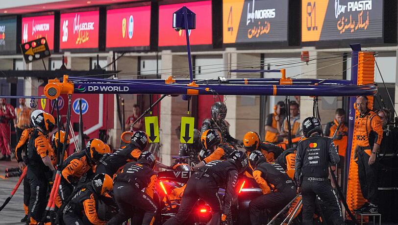 Die Lampen brennen in bisschen bei McLaren.