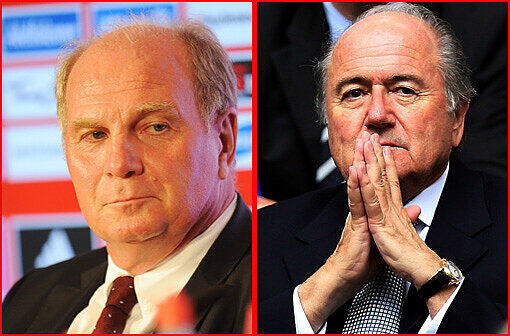 Hoeneß über Blatter: &bdquo;Die Zukunft kann nur ohne ihn stattfinden.&ldquo;