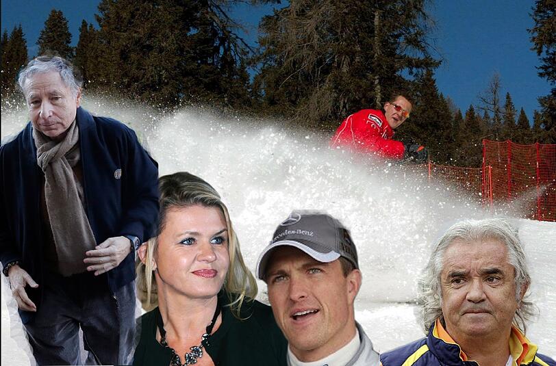 Während Michael Schumacher im Koma liegt und um sein Leben kämpft, reißt die weltweite Anteilnahme nicht ab. Seine Familie wacht an seinem Bett.