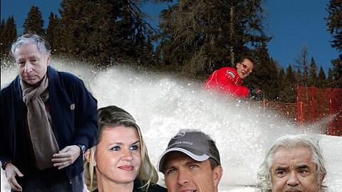 Während Michael Schumacher im Koma liegt und um sein Leben kämpft, reißt die weltweite Anteilnahme nicht ab. Seine Familie wacht an seinem Bett.