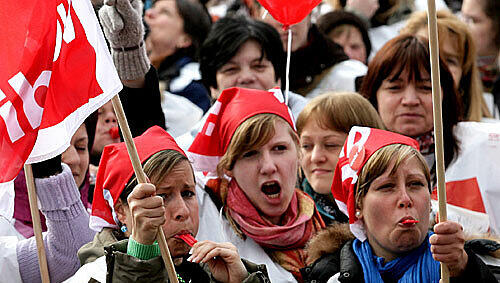 Streik der Kinderbetreuer in München Streik der Kinderbetreuer in München