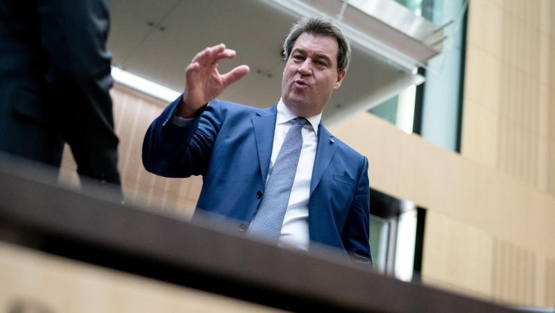 Markus Söder (CSU), Ministerpräsident von Bayern, nimmt an der Sitzung des Bundesrats teil. Foto: Kay Nietfeld Markus Söder (CSU), Ministerpräsident von Bayern, nimmt an der Sitzung des Bundesrats teil. Foto: Kay Nietfeld