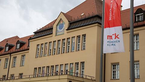 Die München Klinik in Schwabing: Hier findet am Donnerstag die Kundgebung der Streikenden statt. (Archivbild)