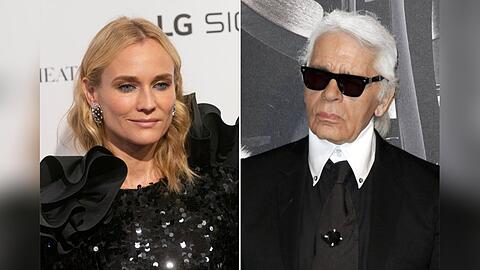Diane Kruger und Karl Lagerfeld waren enge Freunde und lange Zeit Nachbarn
