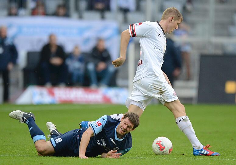 Schmerzhaftes Wiedersehen für Moritz Volz. Gegen seinen Ex-Club macht er kein gute Figur.