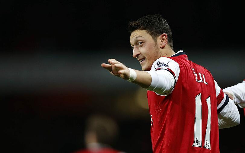 Mesut Özil: Will auch in Zukunft für die Gunners jubeln.