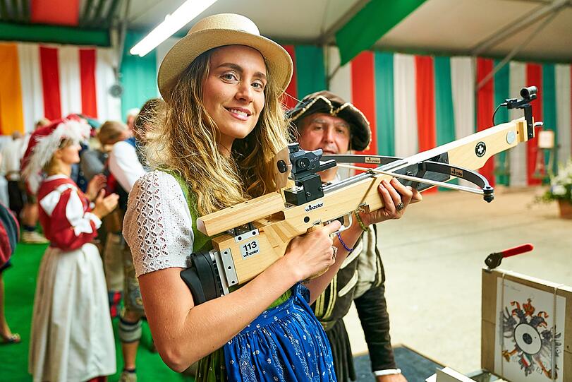 Die Dirndl-Designerin Verena Ofarim zeigte sich bislang kaum auf dem Oktoberfest: "Auf der Wiesn sind mir zu viele Menschen."