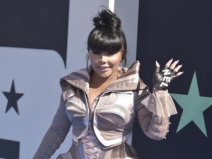 Rapperin Lil' Kim bei den BET Awards in Los Angeles.