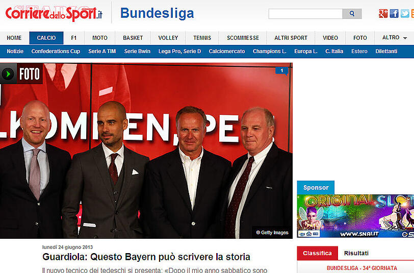 "Diese Bayern können Geschichte schreiben."