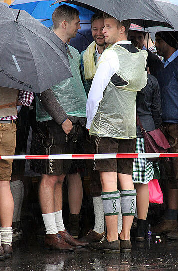 Impressionen von der Regen-Wiesn 2016.