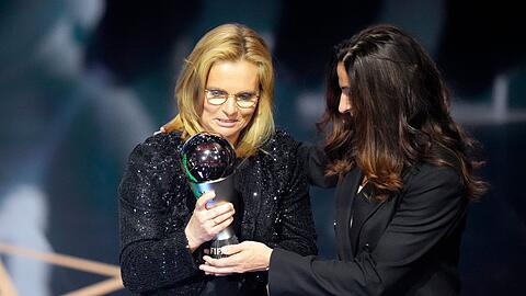 Erhält den Preis für die beste FIFA-Frauentrainerin: Sarina Wiegman.