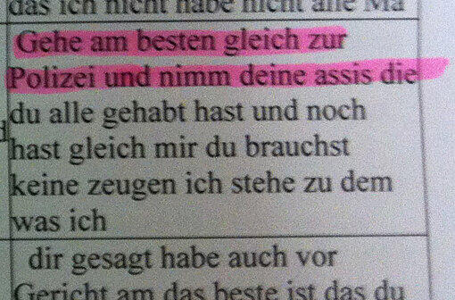 Dass Ksenija nichts von ihm wissen will, realisiert der Stalker nicht.