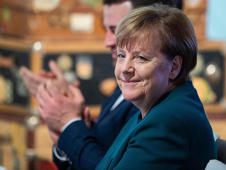 Bundeskanzlerin Angela Merkel sprach im niedersächsischen Duderstadt bei einem Festakt zum 100-jährigen Bestehen des Medizintechnikherstellers Ottobock.