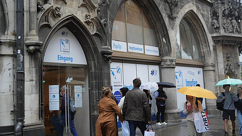 Das Impfzentrum am Marienplatz.