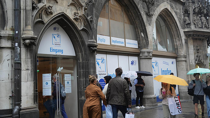 Das Impfzentrum am Marienplatz.
