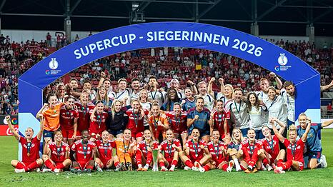 Wieder geschafft. Die Bayern-Frauen holen erneut den Supercup.
