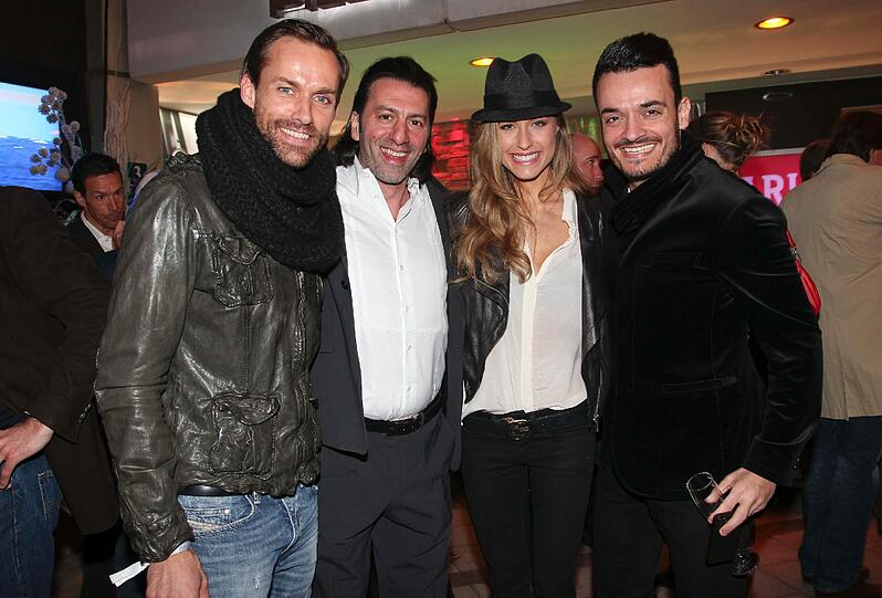 Sven Hannawald, Ugo Crocamo, Alena Gerber und Giovanni Zarella